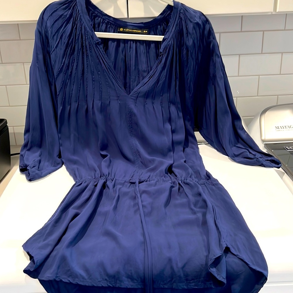 VIX PaulAhermanny Navy dressy cover-up